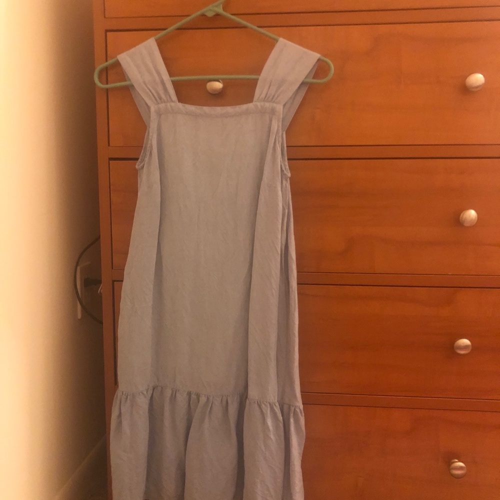 Loft light blue shift dress
